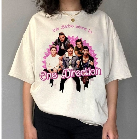 LaraCoey Other - This Barbie Listens To One Direction Shirt, One Direction Band Shirt